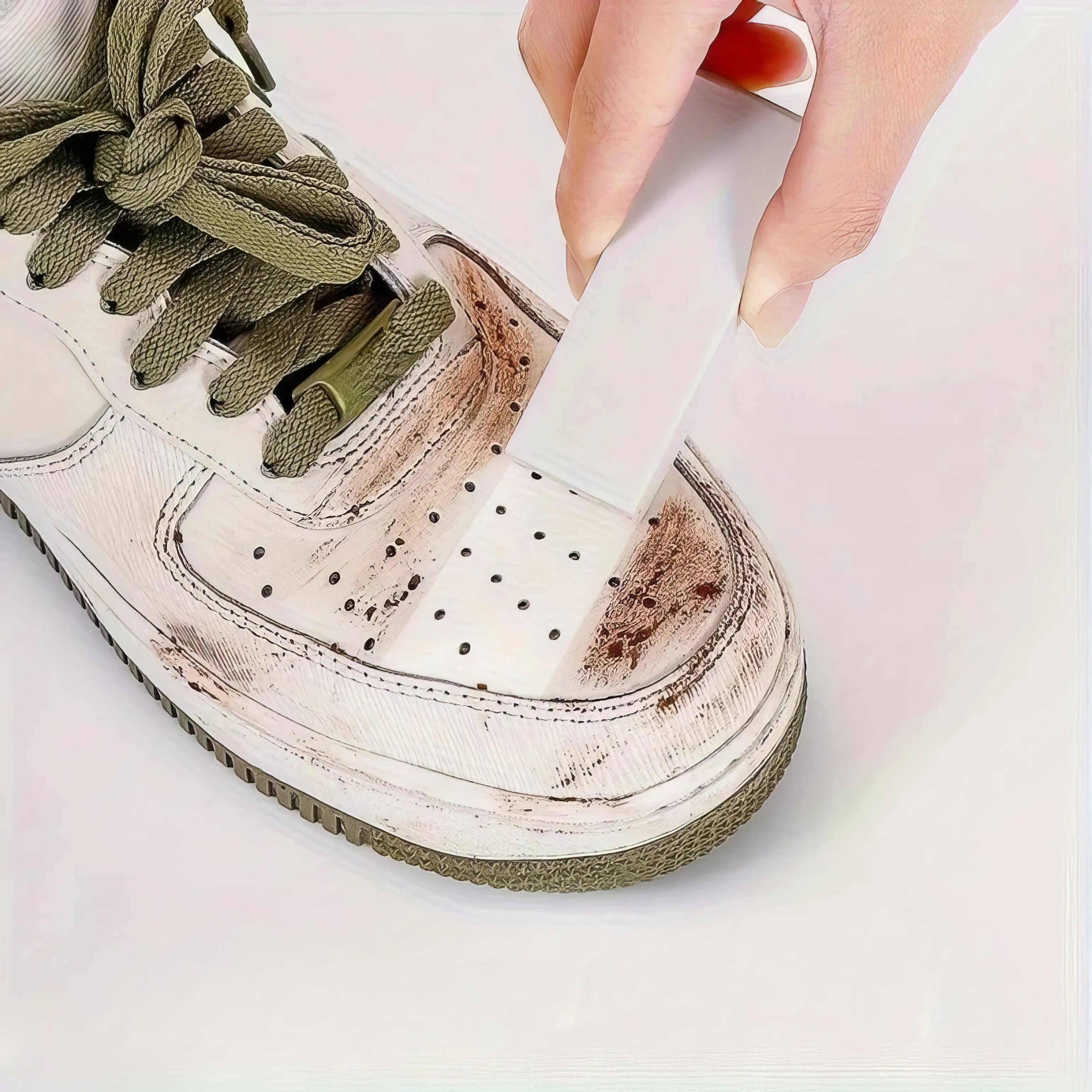 White Leather Shoe Cleaning Eraser Portable Dry Wipe Multifunctional Tool