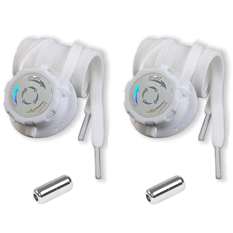 Twist Lock Automatic Flat Shoelaces Unisex