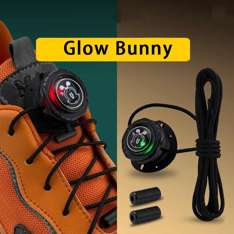 Twist Lock Automatic Flat Shoelaces Unisex