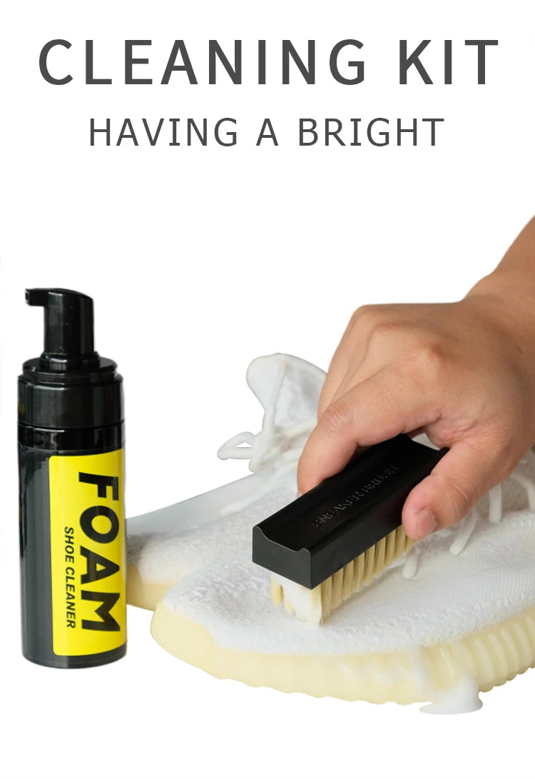 Shoe Cleaning Kit, Equipped with Shoe Cleaning Brush and Ultra-Fine Fiber Cleaning