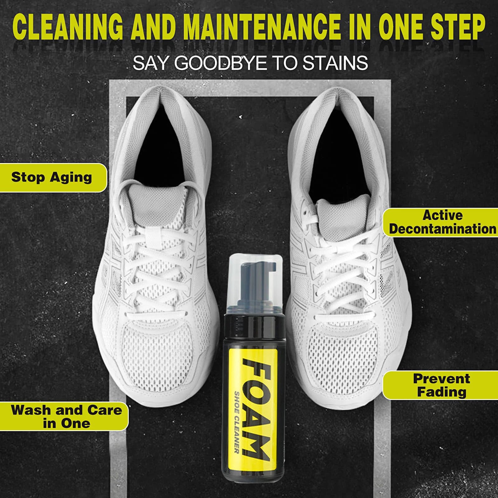 Shoe Cleaning Kit, Equipped with Shoe Cleaning Brush and Ultra-Fine Fiber Cleaning
