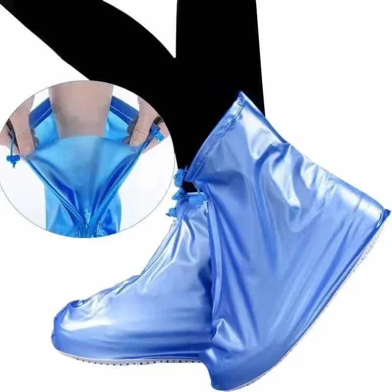 Rain Boots Non-Slip Silicone Waterproof Shoe Cover Thickened Protectors