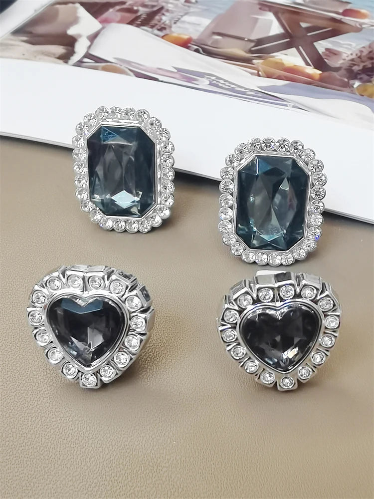 4PCS Flowers Shoelaces Charms Butterfly Shoes Buckles DIY Geometric Clips