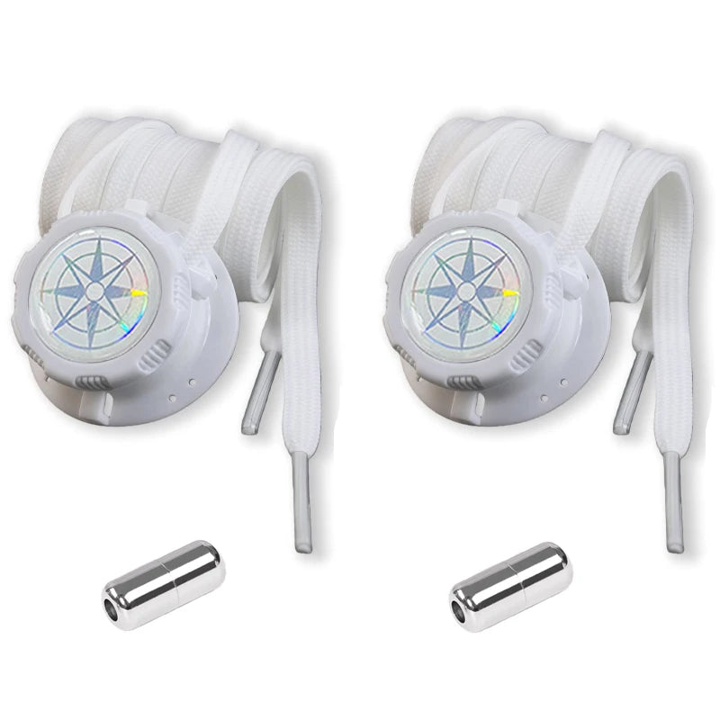 Twist Lock Automatic Flat Shoelaces Unisex