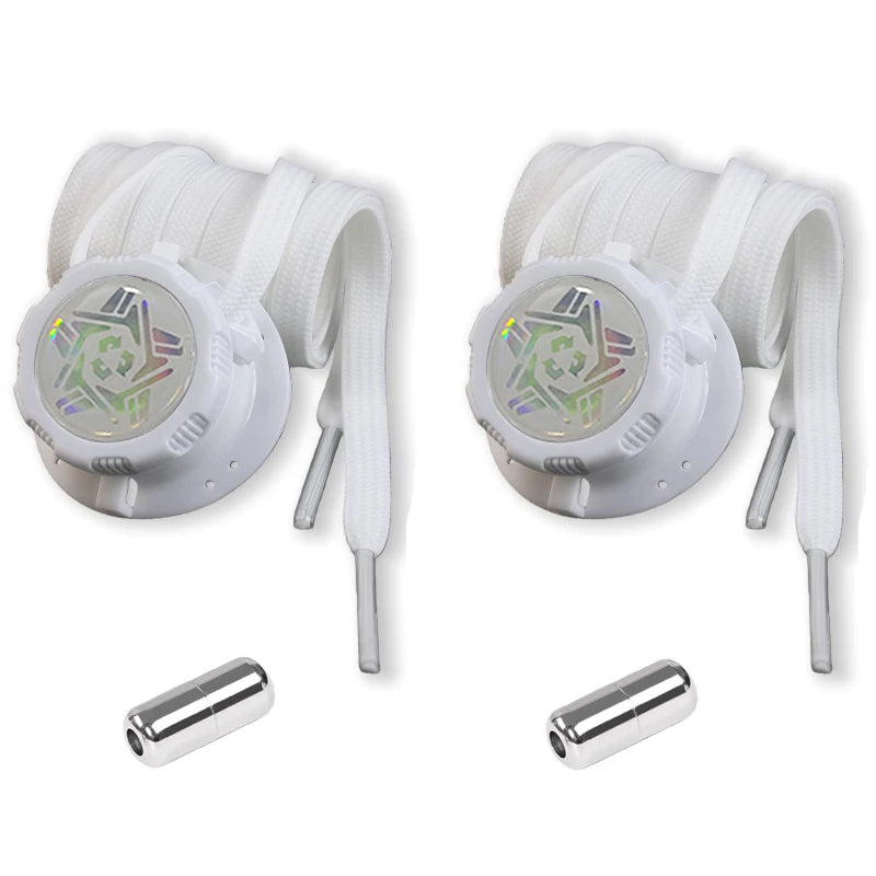 Twist Lock Automatic Flat Shoelaces Unisex