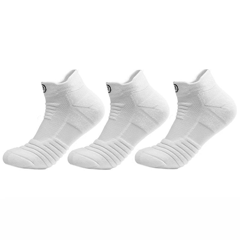 3 Pairs Men's Compression Socks Basketball Sports Cycling Running Tube Socks