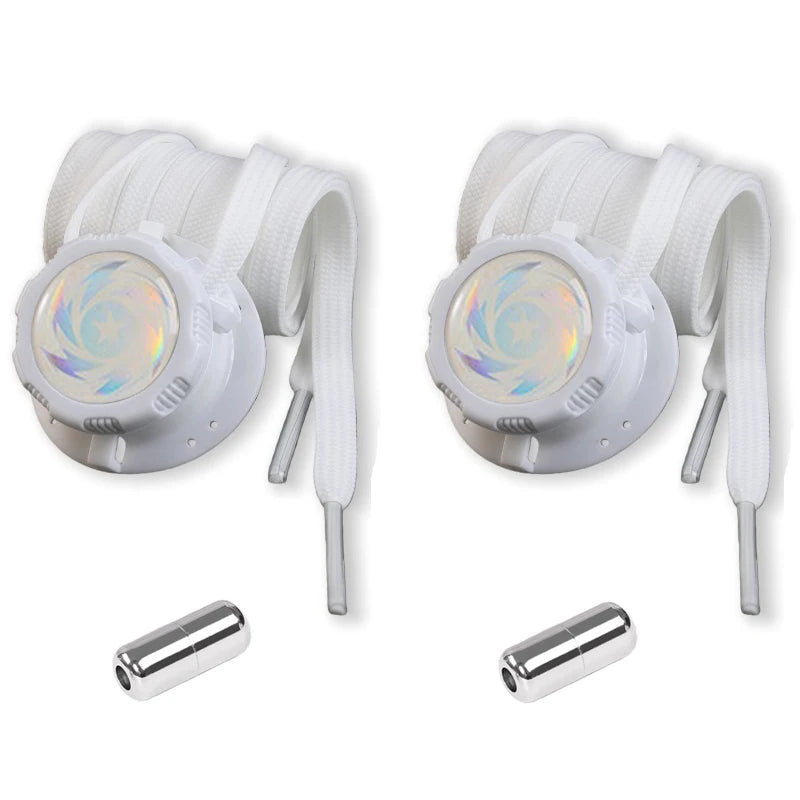 Twist Lock Automatic Flat Shoelaces Unisex