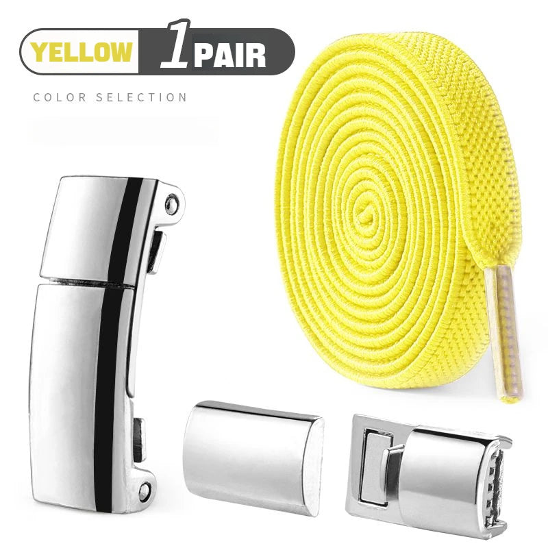 Magnetic Lock Shoelaces without ties