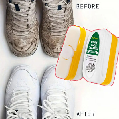 Multi-Functional Shoe Brush Soft Bristled Liquid Filled White Shoe Cleaner