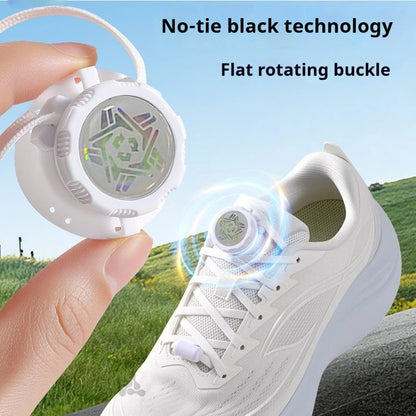 Twist Lock Automatic Flat Shoelaces Unisex