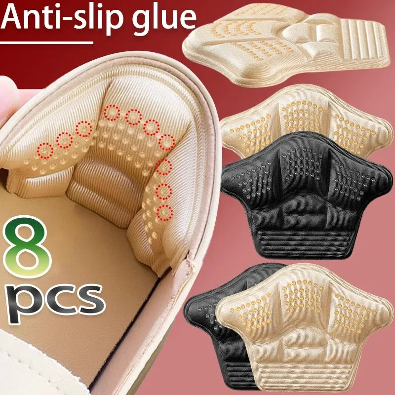 5D Antiwear Heel Pad Sneakers Self Adhesive Soft Foam Cushion Anti Slip