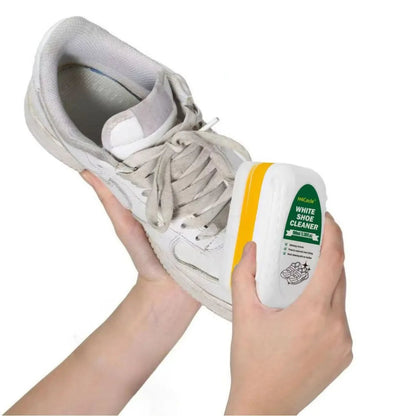 Multi-Functional Shoe Brush Soft Bristled Liquid Filled White Shoe Cleaner