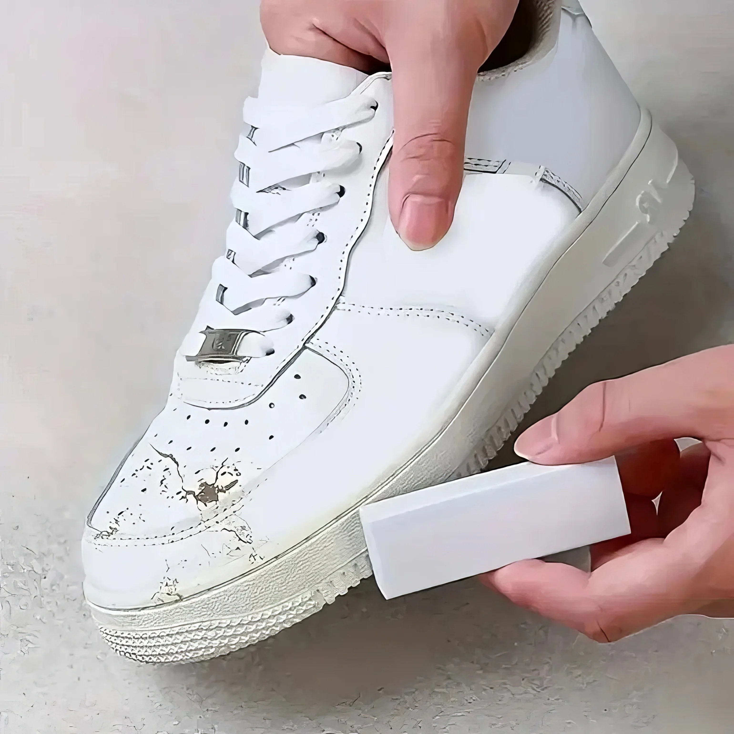 White Leather Shoe Cleaning Eraser Portable Dry Wipe Multifunctional Tool