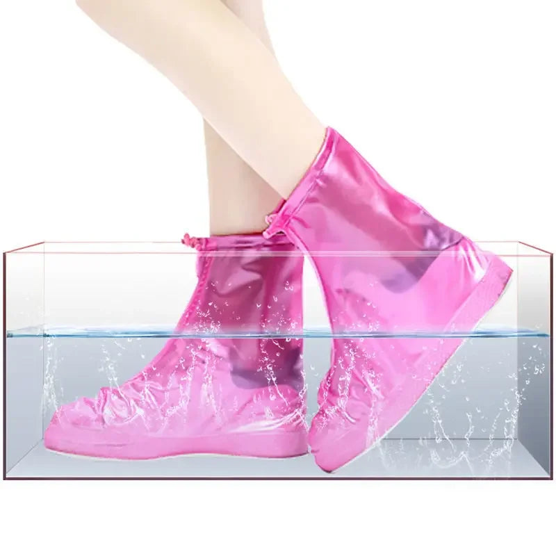 Rain Boots Non-Slip Silicone Waterproof Shoe Cover Thickened Protectors
