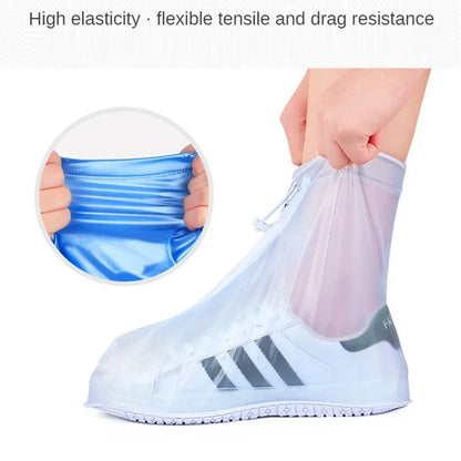 Rain Boots Non-Slip Silicone Waterproof Shoe Cover Thickened Protectors