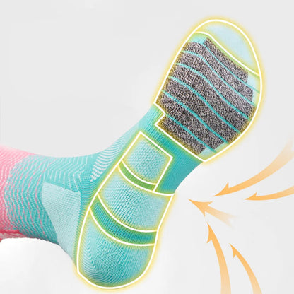 Cushioned Sports Athletic Socks Breathable Running Moisture Wicking Hiking