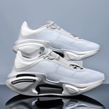 Men Breathable Lightweight Comfortable Athletic Sneakers Daily Walking Marathon.