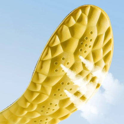 4D Cloud Technology Sports Insoles PU Soft Breathable Shock Absorption