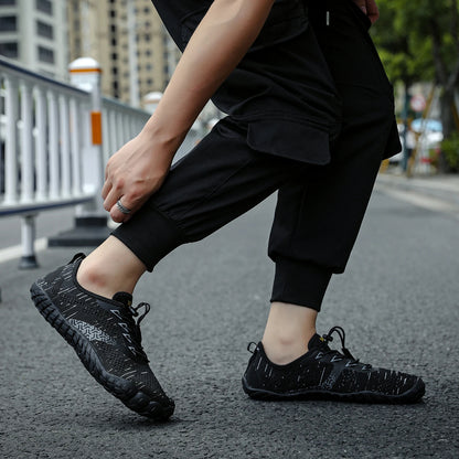 Men Trail Running Shoes Minimalist Barefoot Wide Width Zero Drop Sneakers