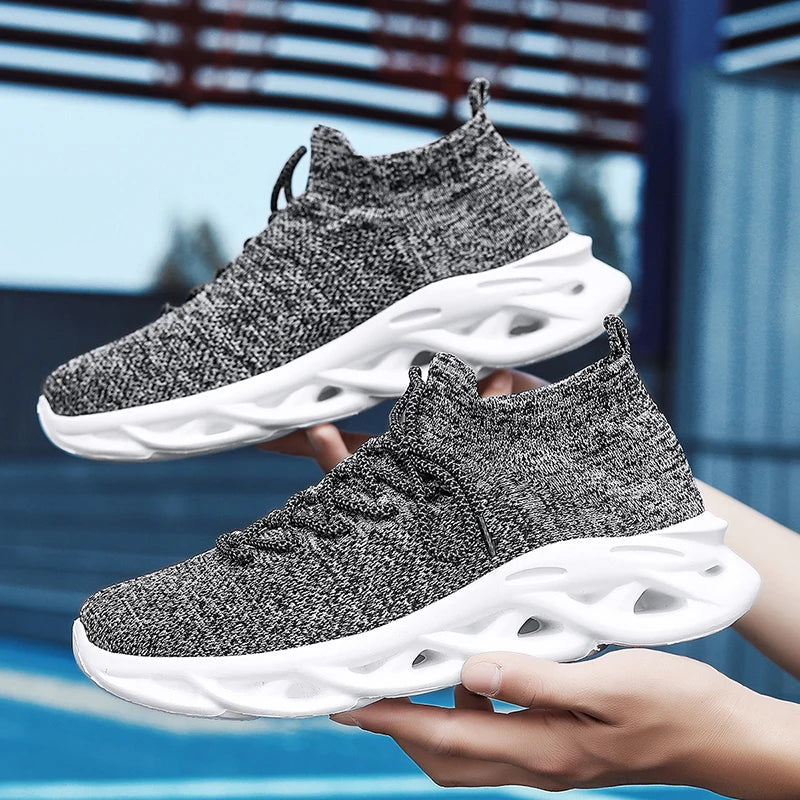 Men's Walking Shoes Summer Breathable Lightweight Soft Soled Casual Sports