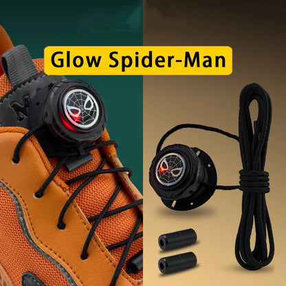 Twist Lock Automatic Flat Shoelaces Unisex