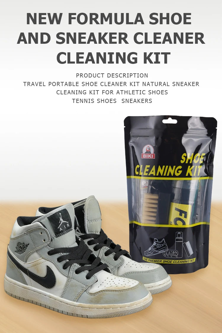 Shoe Cleaning Kit, Equipped with Shoe Cleaning Brush and Ultra-Fine Fiber Cleaning