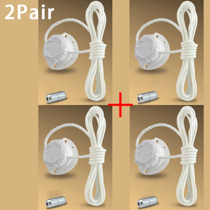 Twist Lock Automatic Flat Shoelaces Unisex