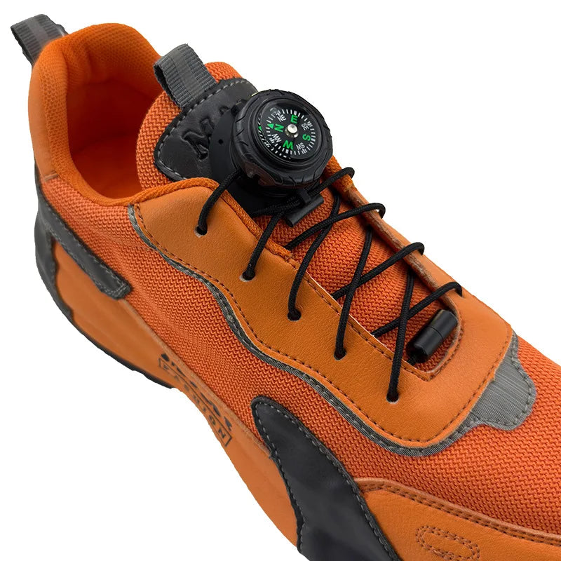 Twist Lock Automatic Flat Shoelaces Unisex