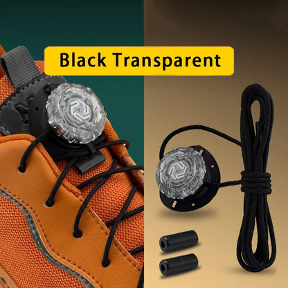 Twist Lock Automatic Flat Shoelaces Unisex
