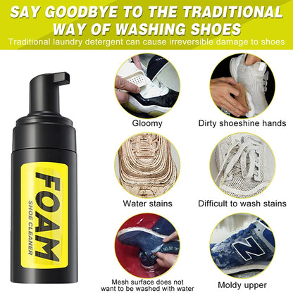 Shoe Cleaning Kit, Equipped with Shoe Cleaning Brush and Ultra-Fine Fiber Cleaning