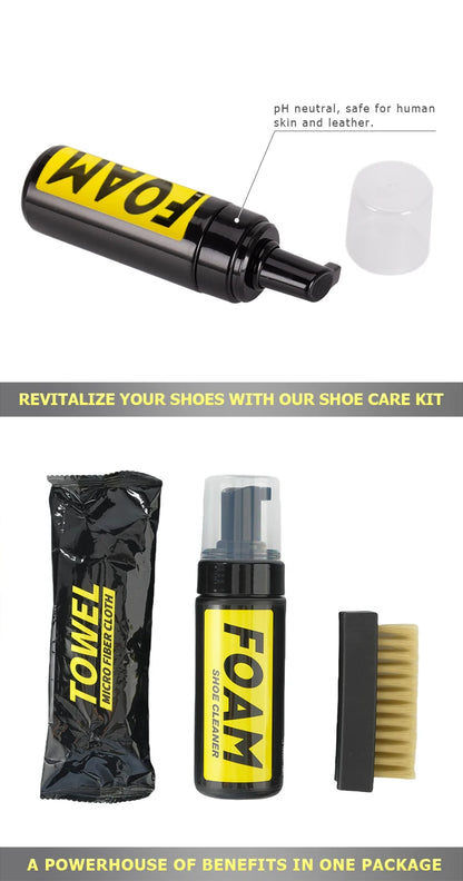 Shoe Cleaning Kit, Equipped with Shoe Cleaning Brush and Ultra-Fine Fiber Cleaning