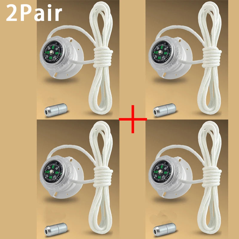 Twist Lock Automatic Flat Shoelaces Unisex