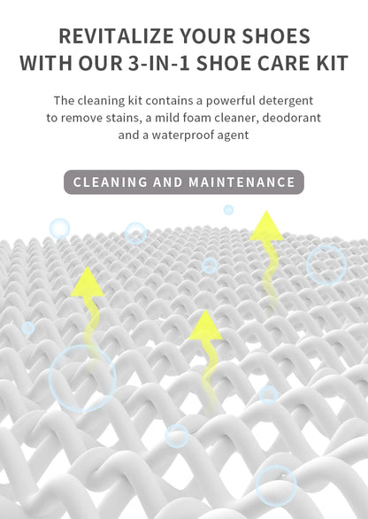 Shoe Cleaning Kit, Equipped with Shoe Cleaning Brush and Ultra-Fine Fiber Cleaning