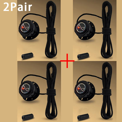 Twist Lock Automatic Flat Shoelaces Unisex