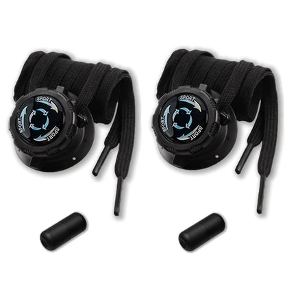 Twist Lock Automatic Flat Shoelaces Unisex