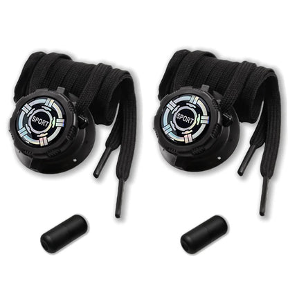 Twist Lock Automatic Flat Shoelaces Unisex