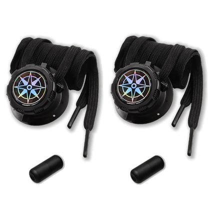 Twist Lock Automatic Flat Shoelaces Unisex