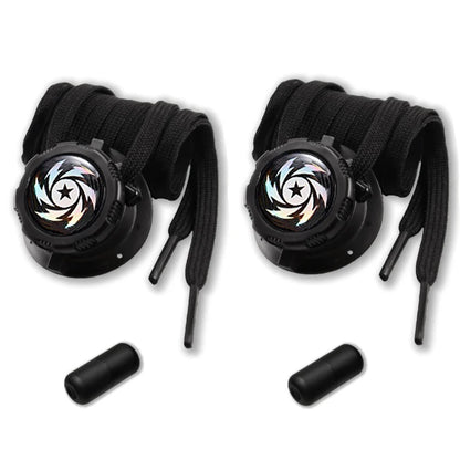 Twist Lock Automatic Flat Shoelaces Unisex