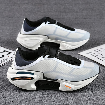 Men Breathable Lightweight Comfortable Athletic Sneakers Daily Walking Marathon.