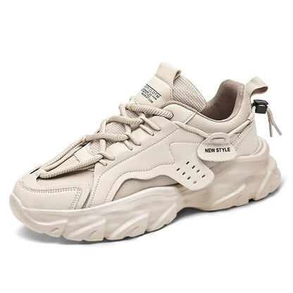 Men's Breathable Thick Soled Casual Sneakers Outdoor Running Four Seasons