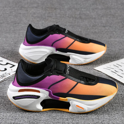 Men Breathable Lightweight Comfortable Athletic Sneakers Daily Walking Marathon.