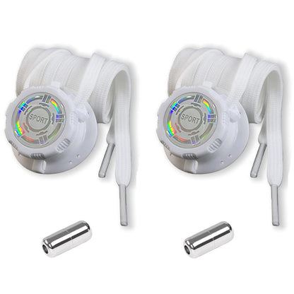 Twist Lock Automatic Flat Shoelaces Unisex